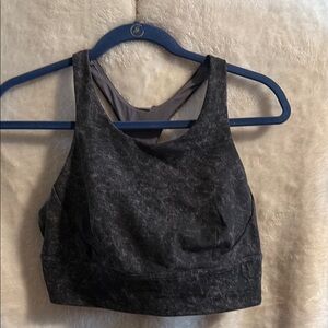 Lululemon grey and lavender sports bra. Size 12